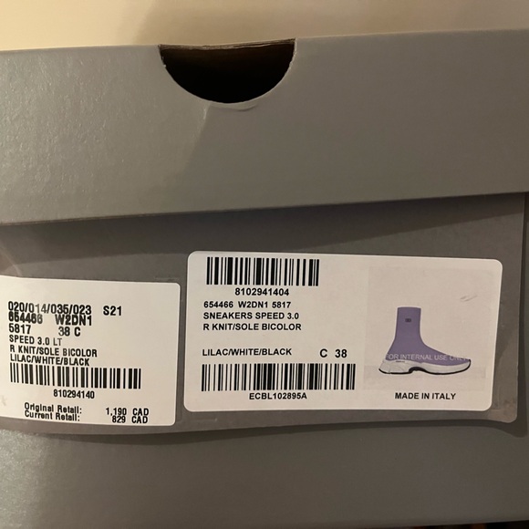 Authentic Balenciaga shoes size 38 - Picture 5 of 6